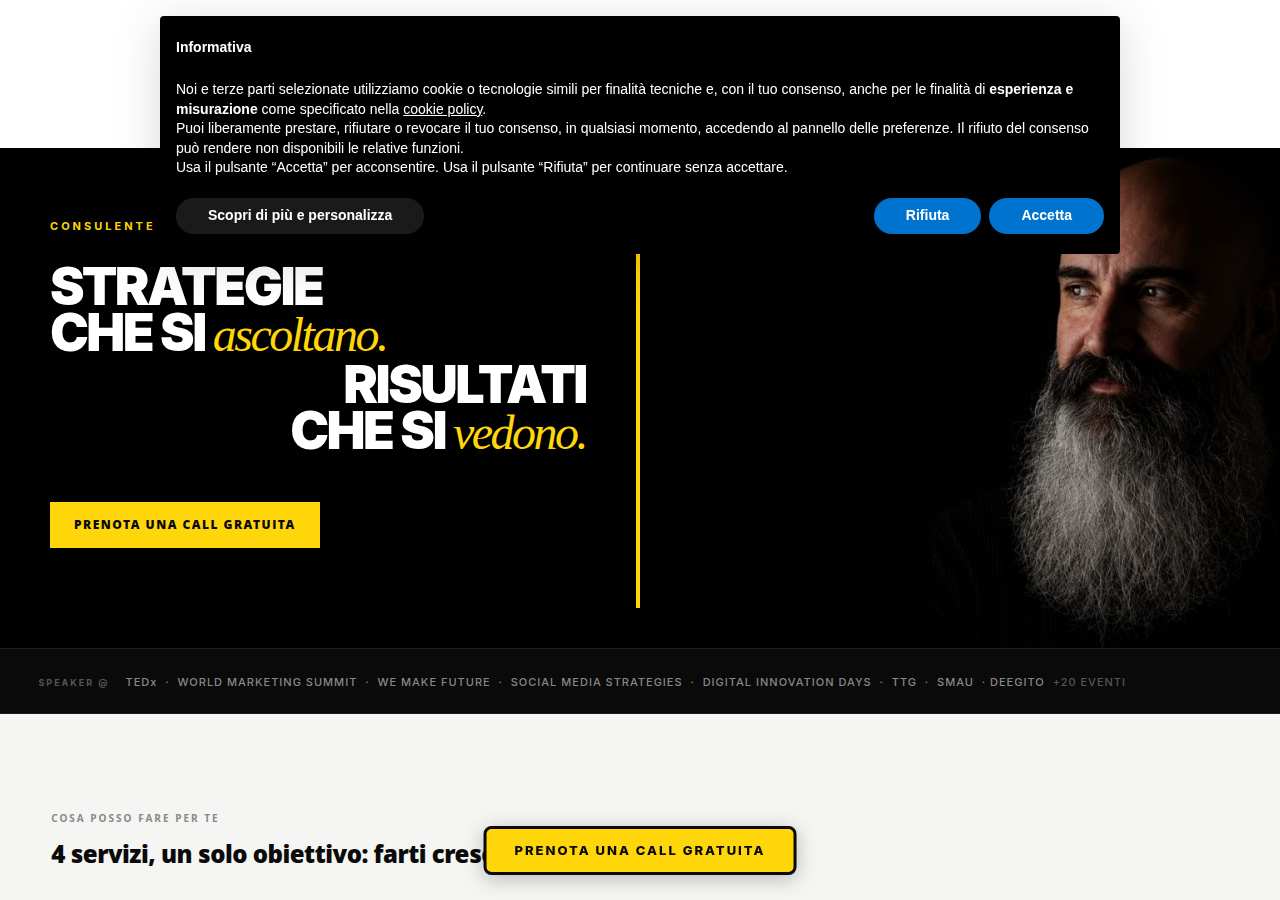 The home page of Alessandro Mazzù, alessandromazzu.it