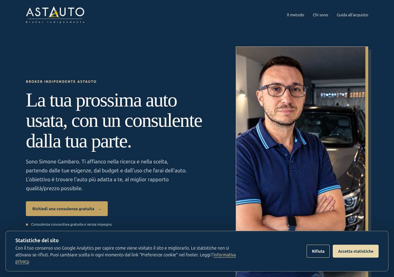 The home page of Simone Gambaro, auto.sgtwist.it