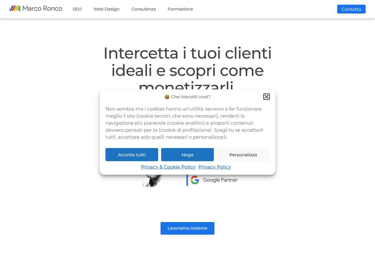 The home page of Marco Ronco, marcoronco.me