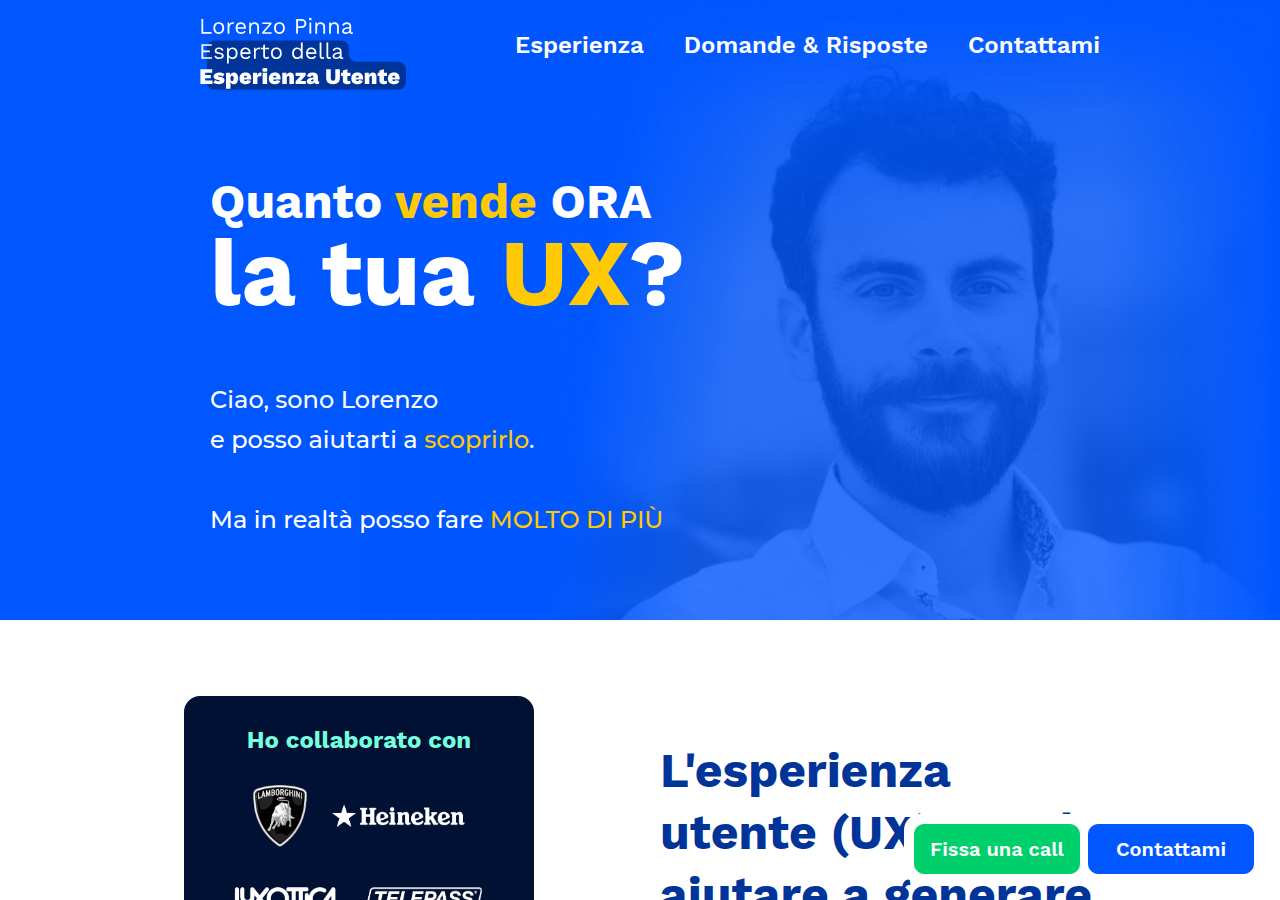 The home page of Lorenzo Pinna, lorenzopinna.it
